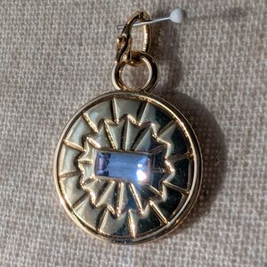 Mignonne Gavigan Gold Charm with Lavender Crystal